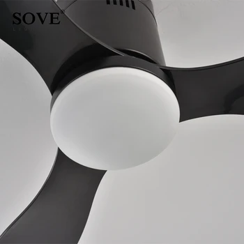 SOVE motor DC led Industrijska vasi stropni ventilatorji z lučmi Brez luči z daljinskim upravljalnikom Ventilador De Techo 220V 110V