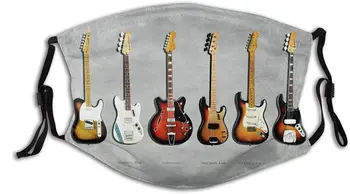 Stranski Pokrov Fender Stratocaster Telecaster Precision Bass Mustang Bas Kitara Fender Električna Kitara Glasbe Unisex Večkratno Uporabo Maske
