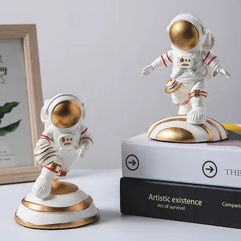 Strongwell Sodobne Astronavt Figur Astronavt Sodobne Umetnosti Miniaturni Model, Nordijska Doma Dekoracijo Soba Dekor Darilo Za Rojstni Dan