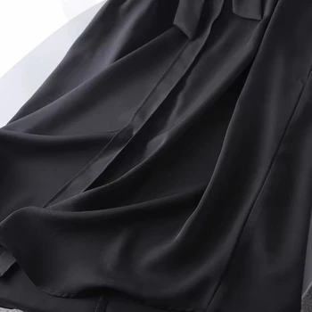 Suho 2020 vestidos de fiesta de noche anglija slog urad dama črno preprosta modna poletna obleka ženske vestidos stranka obleko