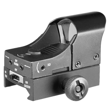 Taktično Kompakten Rdeča Zelena Pika Pogled Področje Paralaksa Brezplačno Mini Micro Reflex Holografski Lovska Optika Red Dot Riflescope