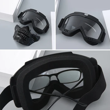 Taktično Poln Obraz Masko Okostje Airsoft CS Zaščitne Maske za noč Čarovnic Maškarada Stranka, Cosplay Prostem Taktike Maske