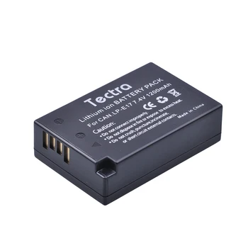 Tectra 4pcs LP-E17 Baterija+ LCD USB Dvojni Polnilnik za Canon EOS 200D 750D 760D 8000D 800D M3 M5 Rebel T6i T6s POLJUB X8i