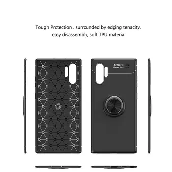 Telefon Primeru za Xiaomi Redmi 8 8A Primeru Odbijača Magnetni Kovinski Obroč Imetnik Mehki Silikonski Shockproof Nazaj Primeru za Redmi 8 8A Primeru