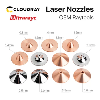 Ultrarayc Laser Šoba Eno Dvojno kromiran Plasti D32 Kalibra 0,8 mm-4.0 mm za Raytools Fiber Laser rezalne Glave