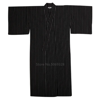 Unisex Samurai Tradicionalni Japonski Kimono Oblačila za Moške, Yukata Cosplay Obi Pižamo Nastavite Bombažno Haljo Japonska 9Style Mehko Obleke