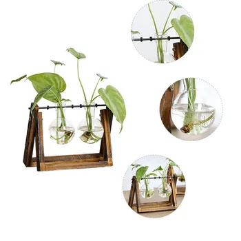 Ustvarjalne vaza rastlin stekla hydroponic posodo kmetiji dekorativna vaza doma odlikovanja