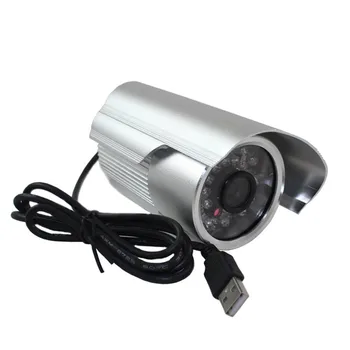 Varnost Nepremočljiva Zunanji USB Varnostne Kamere TF Kartice Z Night Vision Nadzor Bullet CCTV Kamere, Video Snemalnik