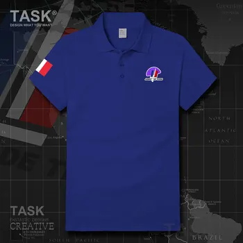 Vojska Francija, francoska Republika FRA FR državi Taktične Vojaške mens Polo majice priložnostne kratek rokav bombaž Dihanje Polo moški