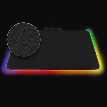 VONETS USB Žična Gaming Mousepad LED RGB Barvna Osvetlitev Mouse Pad Non-Slip Prenosni Računalnik Miši Mat Desk Pad
