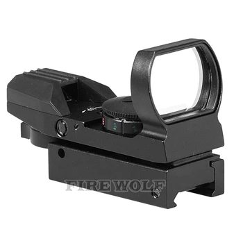 Vroče 20 mm/11 mm Železniškega Riflescope Lovska Optika Holografski Red Dot Sight Reflex 4 Reticle Taktično Področje Collimator Očeh