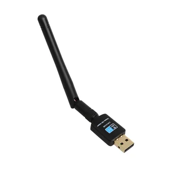 Wifi Adapter 600Mbps USB, Wi fi Adapter 5ghz Antena, USB, Ethernet PC Wi-Fi Adapter Prost Gonilnik Wifi Dongle Omrežno Kartico USB, Lan