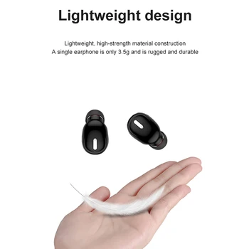 X9 TWS Bluetooth 5.0 Slušalke Mini Brezžična Čepkov Stereo Zmanjšanje Hrupa V uho 3D Zvok Šport Pohodništvo Slušalke Za Pametni telefon