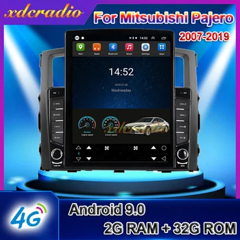 Xdcradio 10.4 Palčni Tesla Slog Navpično Zaslon Android 9.0 Za Mitsubishi Pajero V93 V97 Avto Radio Večpredstavnostna Tipka Navi 2007-2019