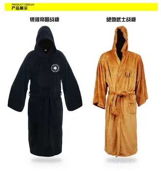 Ybaby Star Wars Jedi pižamo za moške in ženske Galaxy Imperij kopalni plašči moške haljo kopel haljo ženske luksuzni robe