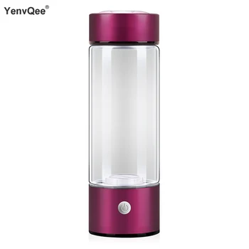YenvQee prišlekov Prenosni Generator Vodika Filter Vode H2 Bogati z Vodikom Alkalne Steklenico 420ML