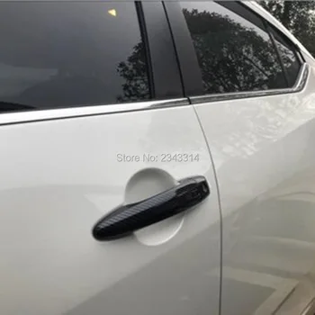 Za Nissan JUKE 2019 2020 Razkošno Chrome Ogljikovih Vlaken Vrat Ročaj Zajema zaščitnik Avto Nalepke Nalepke Styling Dodatki