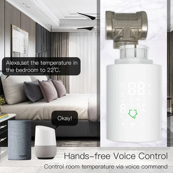 ZigBee3.0 Wifi Smart Radiator Pogona termostatičnimi Temperaturni Regulator App Tuya Glasovni Nadzor preko Alexa googlova Domača stran