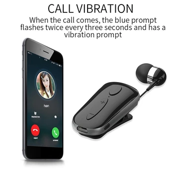 Zložljive Potegnite Kabel K36 Bluetooth Slušalke Lavalier Opreme Za Varovanje Poslovnih Univerzalno Slušalke