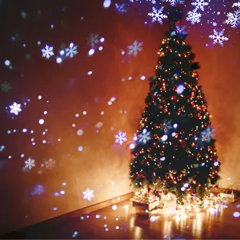 Zunanji Vrt, Travnik Fazi Učinek Svetlobe Pravljice Snežinka Laserski Projektor Nepremočljiva Krajine Vrt Božič Dekorativne Svetilke
